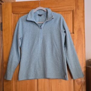 Eddie Bauer Women's Light Blue Half-Zip Jacket